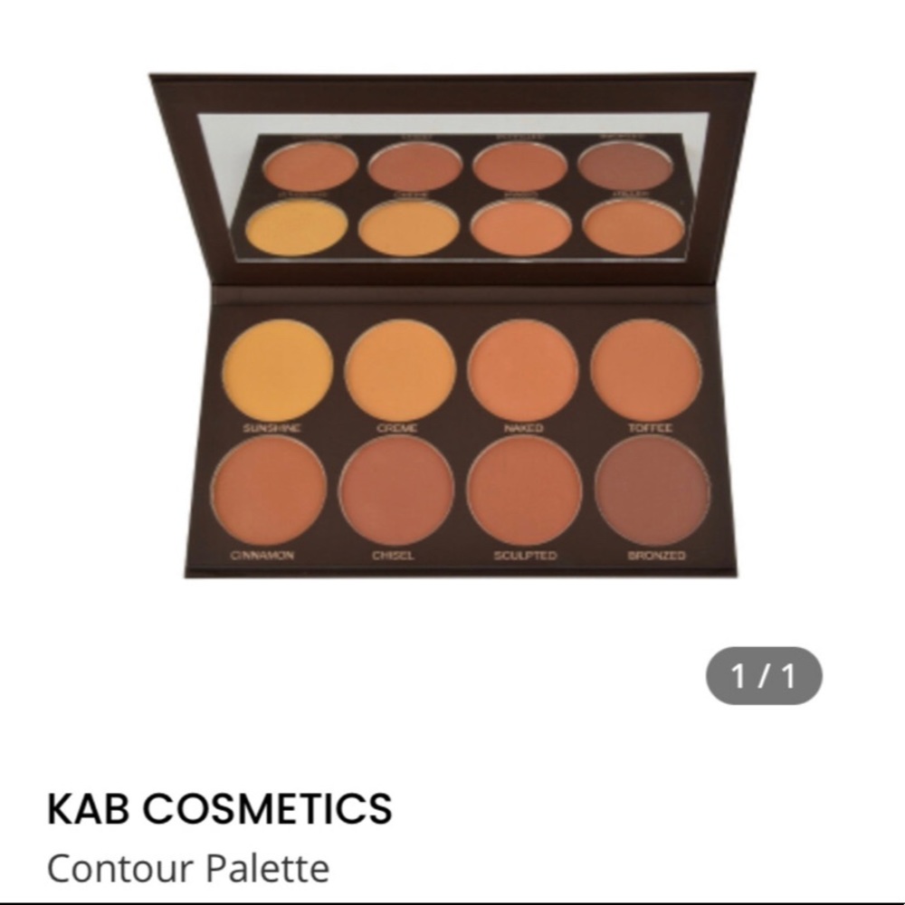 KAB cosmetics volume II contour pallete